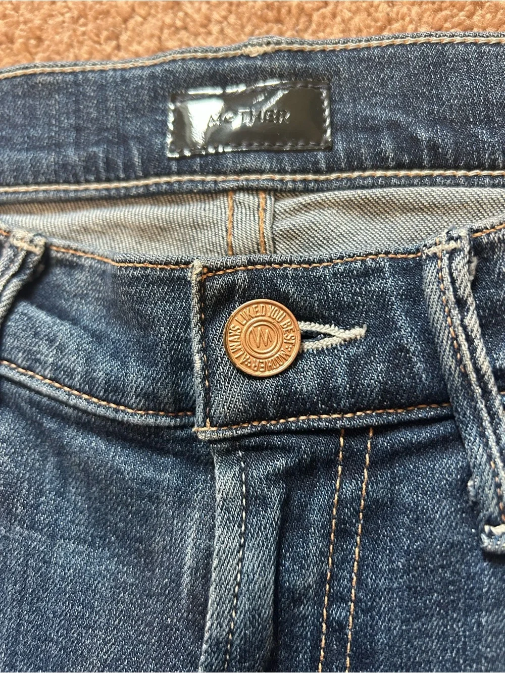 MOTHER The Runaway Bootcut Jeans Medium Kitty Wash Size 26 - Picture 9 of 13